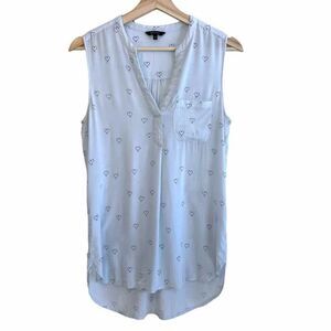 RW&CO Split Neck Heart Top